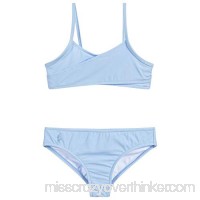 Ralph Lauren Girls 2 Piece Bikini Set Swimsuit 4 4T Blue B07QFV1JT1